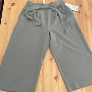 Lululemon Grey Sage Noir Crop size 10 NWT